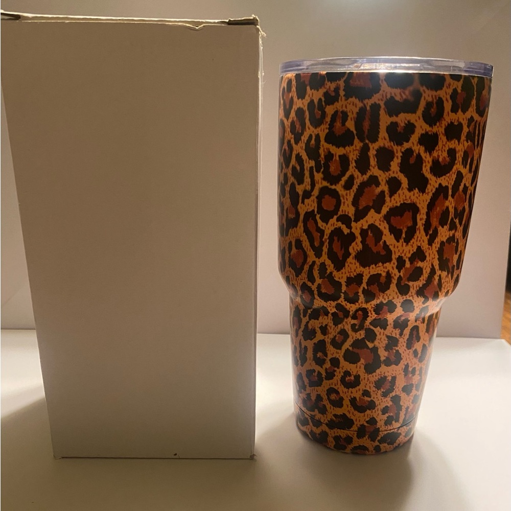Leopard Print Tumbler